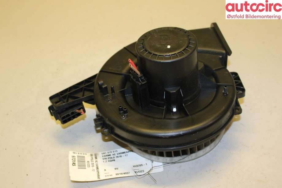 Varmeapparat motor til VW Polo 2009-2014 (Type V, Fase 1)  (VOLKSWAGEN|6R1 819 015|)
