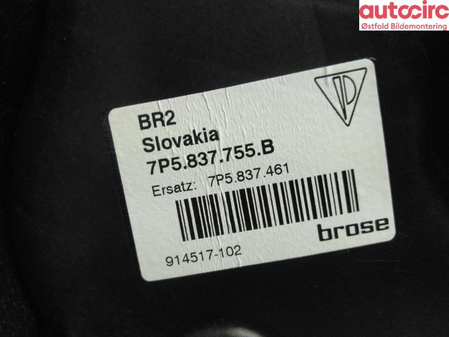 Ruteheis venstre foran til Porsche Cayenne 2010-2017 (92A) (92A) (PORSCHE|958 542 461 01|958 624 801 00|)