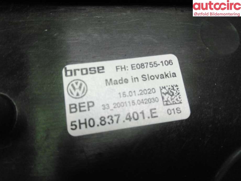 Ruteheis venstre foran til VW Golf VIII 2020-->>  (VOLKSWAGEN|)