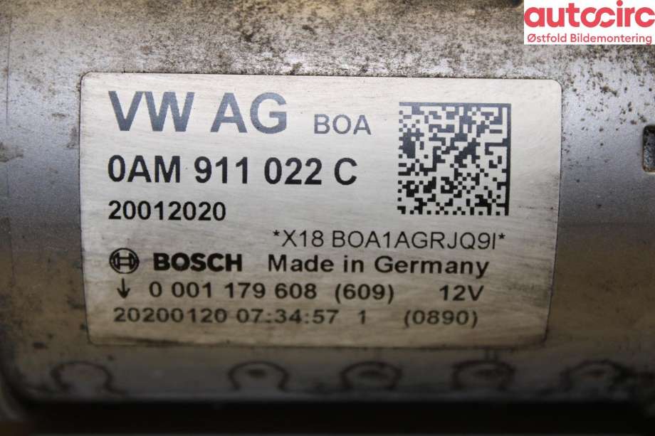 Starter til VW Golf VIII 2020-->>  (VOLKSWAGEN|)