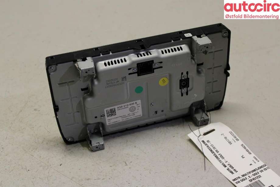 Instrument kjørecomputer til VW e-Golf 2017-2020 (Fase 2)  (VOLKSWAGEN|5G6 919 606 C|)
