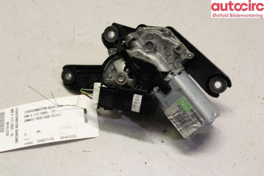 Viskermotor bakrute til Mercedes E-Klasse 2009-2013 (Fase 1) (W212) (W212) (MERCEDES|A 212 820 03 42|)