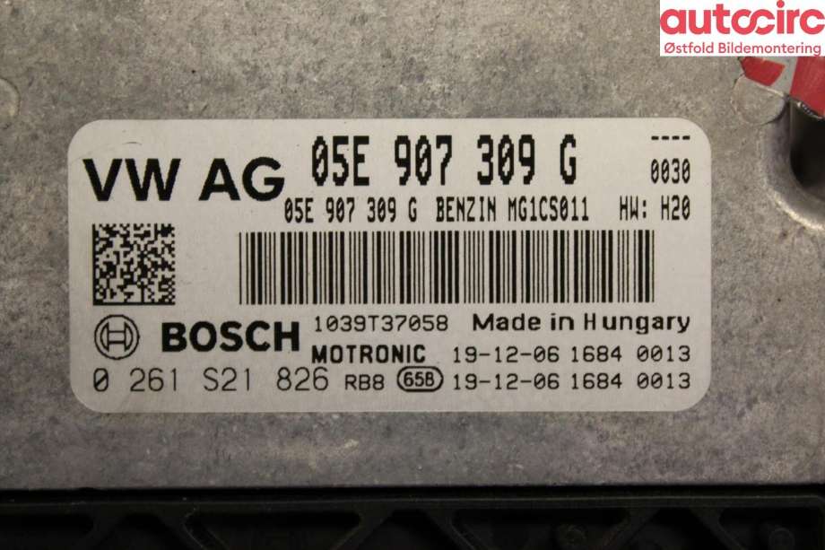 Styreenhet motor til VW Golf VIII 2020-->>  (VOLKSWAGEN|)