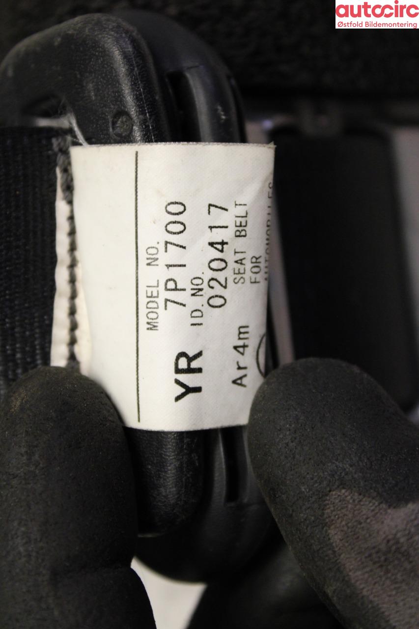 Sikkerhetsbelte bak høyre til Toyota Yaris 2012-2014 (Type III, Fase 1)  (4528|733600D201C2|)