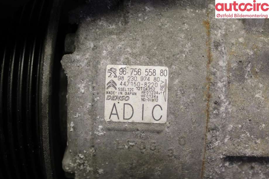 Aircondition kompressor til Peugeot 3008 2016-->> (Type II)  (PEUGEOT|98 103 472 80|)