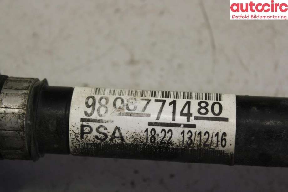 Drivaksel venstre foran til Peugeot 3008 2016-->> (Type II) (PEUGEOT|98 087 714 80|)