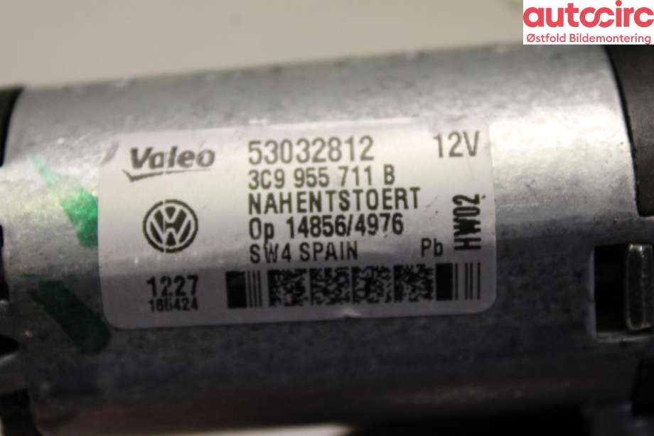 Viskermotor bakrute til VW Passat 2011-2015 (B7) (B7) (VOLKSWAGEN|3C9 955 711 A|)