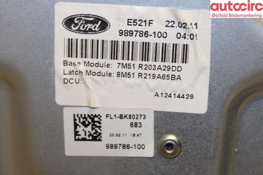Ruteheis venstre foran til Ford Kuga 2008-2012 (Type I)  (FORD|1766857|)