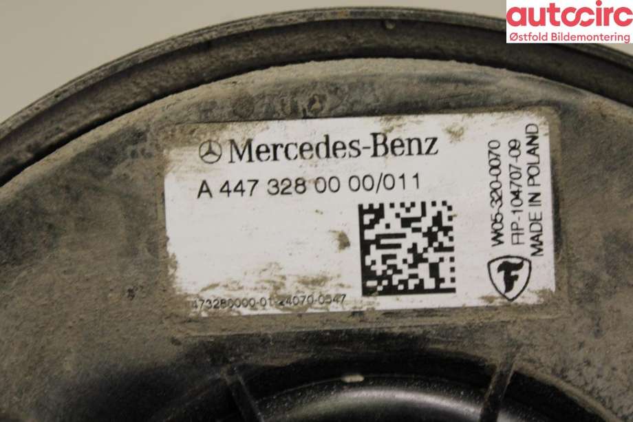 Fjær foran nivå luftpute/belg til Mercedes Vito 2014-->> (W447) (W447) (MERCEDES|A 447 328 00 00|)