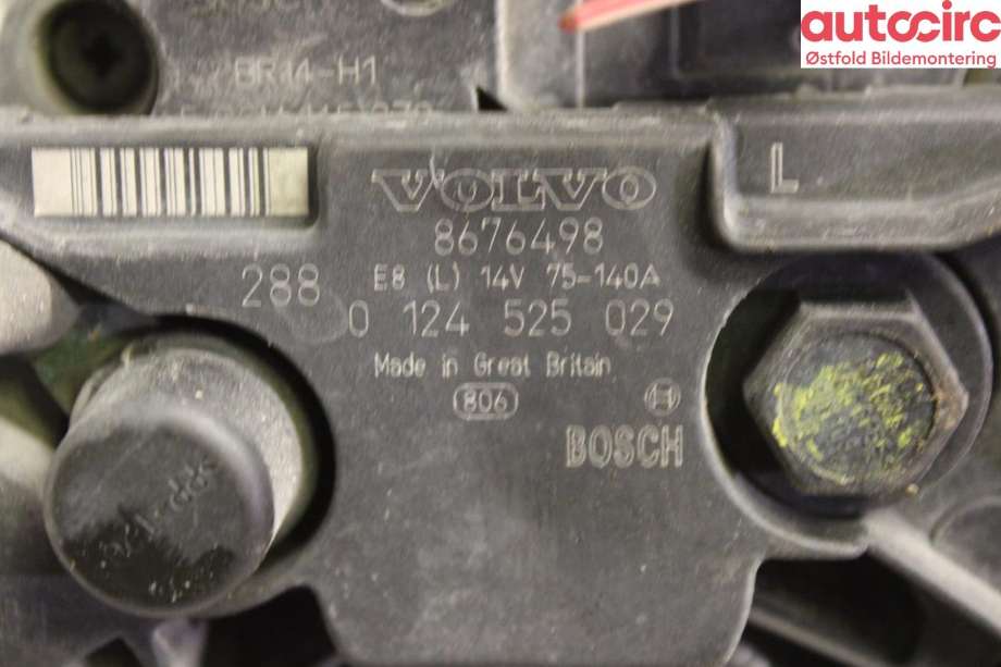 Dynamo til Volvo S80 1998-2006 (Type I)  (VOLVO|)