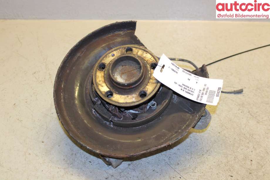 Hjulspindel høyre bak til Volvo S80, 1998-2006 (Type I)  (VOLVO|)