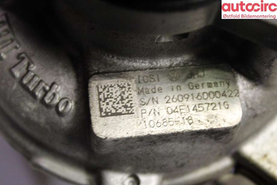 Turbo til VW e-Golf 2017-2020 (Fase 2)  (VOLKSWAGEN|04E 145 721 G|)