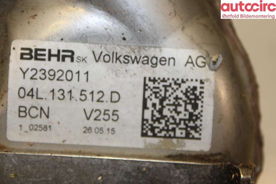 EGR-kjøler til VW Passat 2015-2019 (Fase 1) (B8) (B8) (VOLKSWAGEN|)