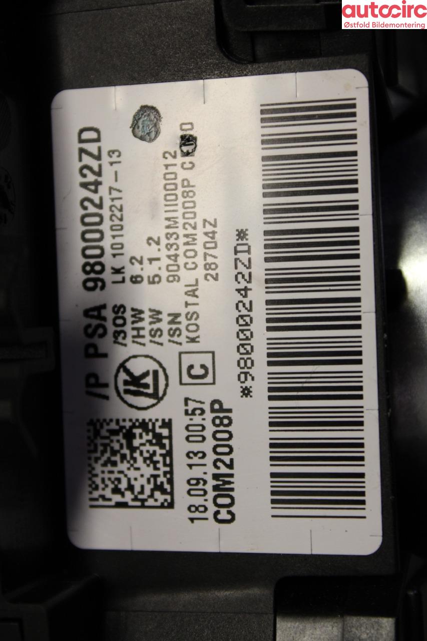 Airbag slepering til Peugeot 508 2014-2018 (Type I, Fase 2) (PEUGEOT|)