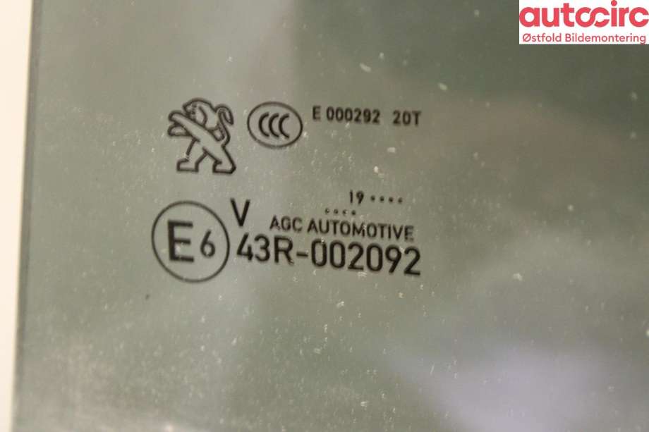 Siderute venstre bak til Peugeot 5008 2017-->> (Type II) (PEUGEOT|98 212 340 80|)