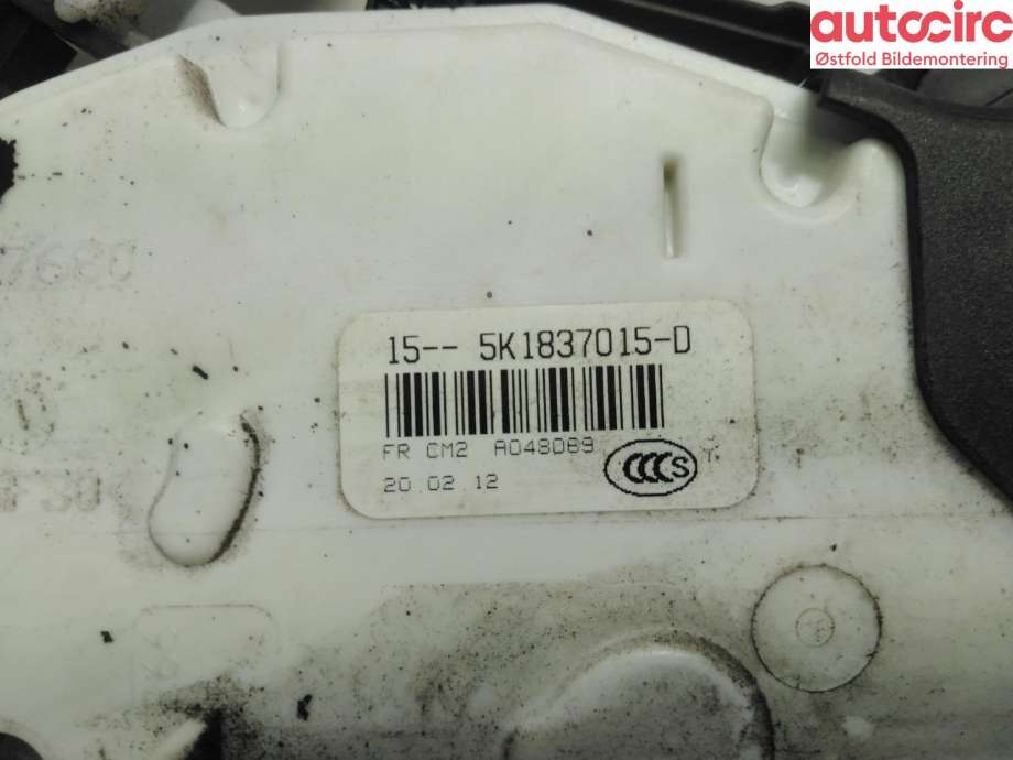 Låsekasse venstre foran til VW Sharan 2010-->> (Type II) (VOLKSWAGEN|5K1 837 015 H|)