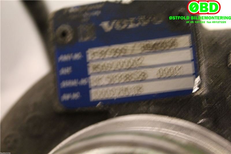 Turbo til Volvo S80 2014-2016 (Type II, Fase 2)  (VOLVO|)