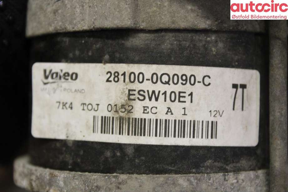 Starter til Toyota Aygo 2005-2014 (Type I)  (TOYOTA|281000Q090|)
