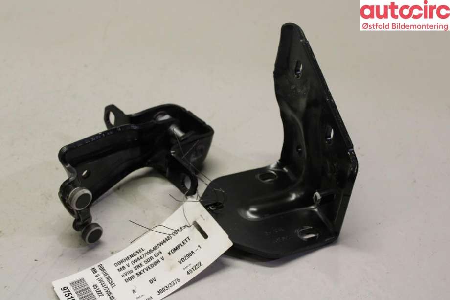 Hengsler til Mercedes Vito, 2014-->> (W447) (W447) (MERCEDES|A 447 760 02 47)