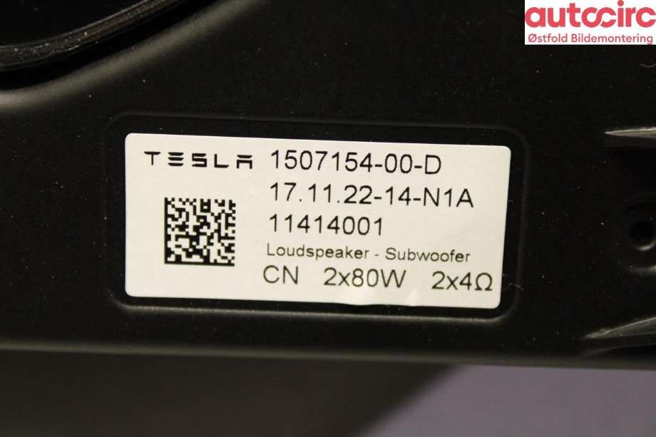 Bilstereo høyttaler til Tesla Model Y 2021-2024 (Type I)  (TESLA|1507154-00-D|)