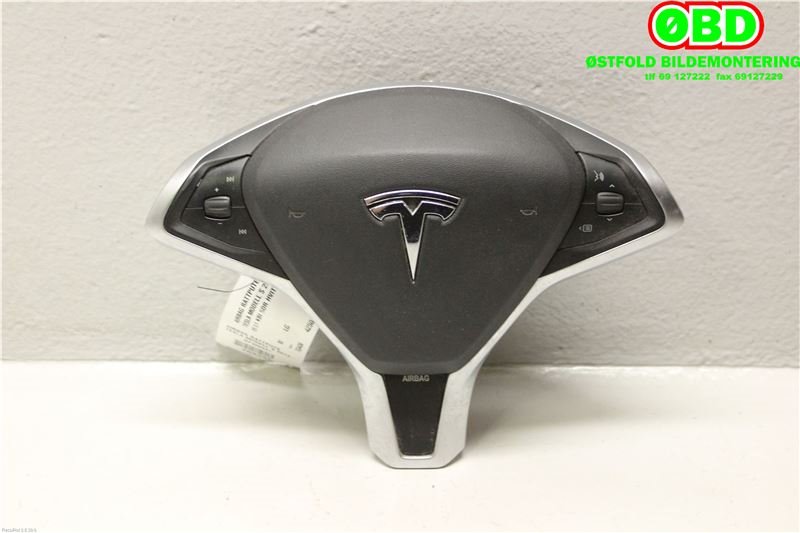 Airbag rattpute til Tesla Model S, 2013-2016 (Fase 1)  (TESLA|102250600A)
