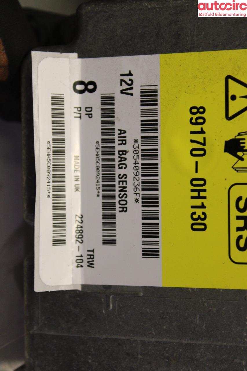 Airbag elektronikk til Toyota Aygo 2005-2014 (Type I) (TOYOTA|891700H130|)