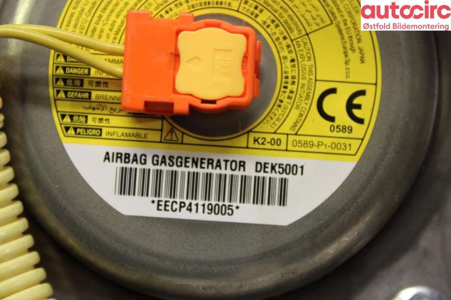 Airbag passasjer til Toyota Aygo 2005-2014 (Type I)  (TOYOTA|739600H010|)