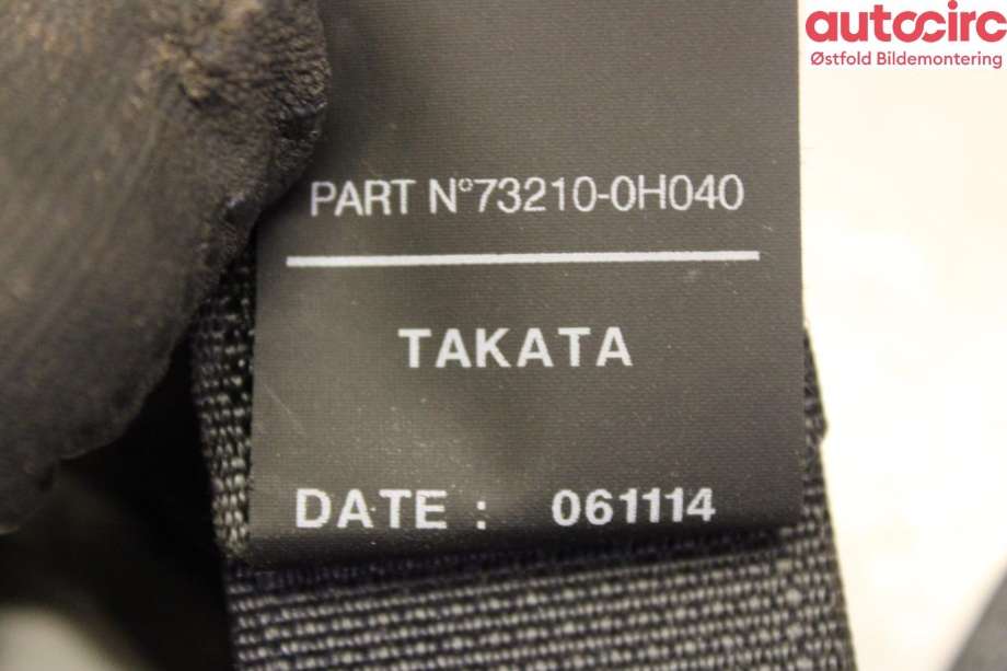 Airbag beltestrammer til Toyota Aygo 2005-2014 (Type I)  (TOYOTA|732100H040C0|)