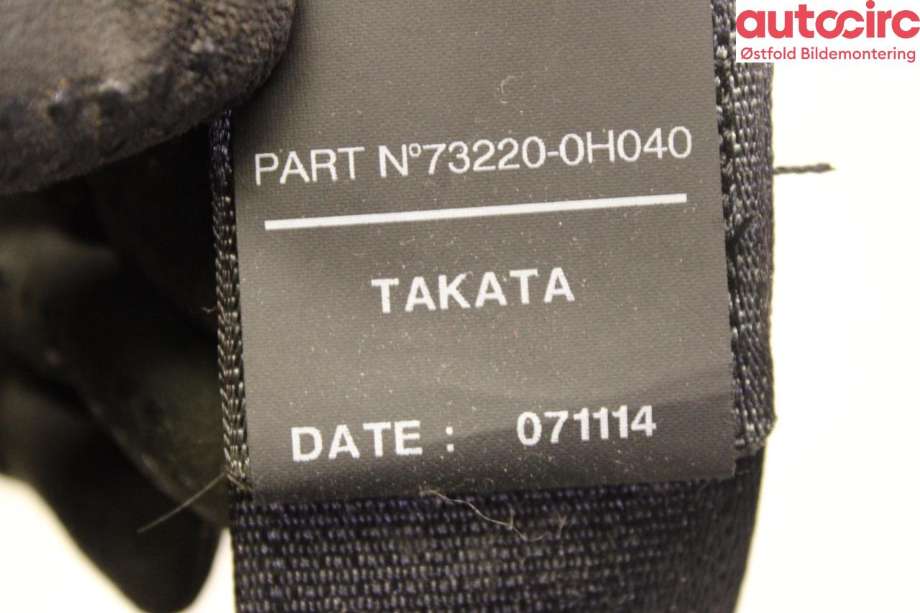 Airbag beltestrammer til Toyota Aygo 2005-2014 (Type I) (TOYOTA|732200H040C0|)