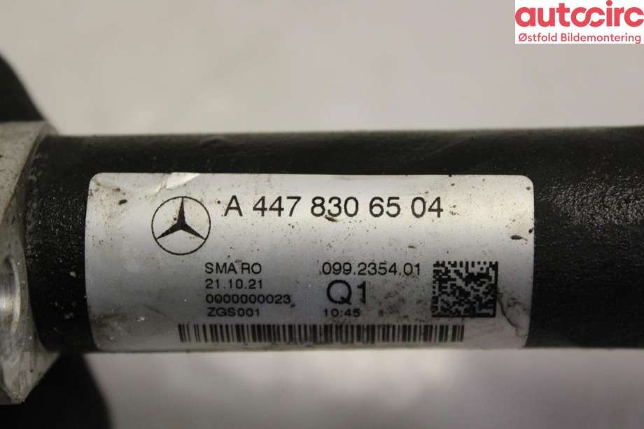 Aircondition rør til Mercedes Vito 2014-->> (W447) (W447) (MERCEDES|A 447 830 65 04|)