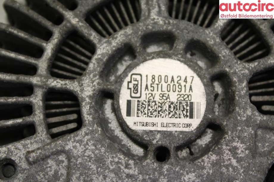 Dynamo til Mitsubishi Colt 2009-2013 (Type VII, Fase 2) (MITSUBISHI|)