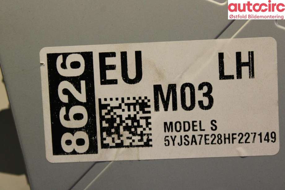 Instrument kjørecomputer til Tesla Model S 2016-2021 (Fase 2)  (TESLA|1045006-03-D|)