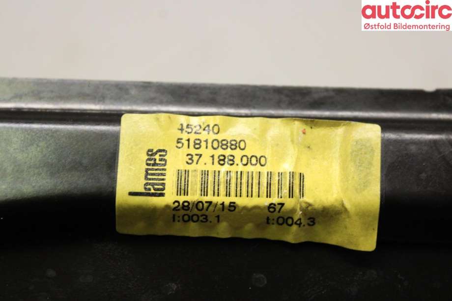 Ruteheis venstre foran til Fiat Doblo 2010-->> (Type II)  (FIAT|51810880|)