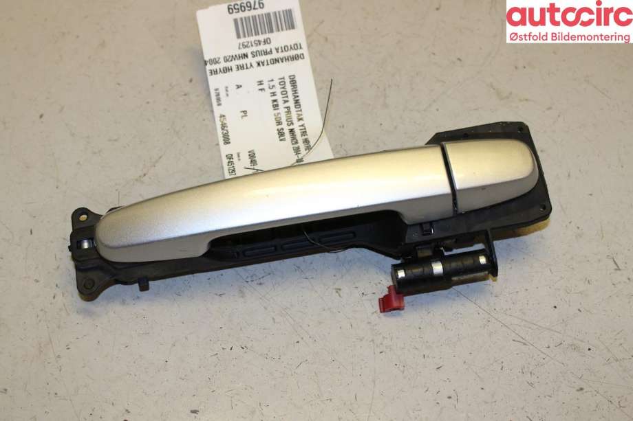 Dørhåndtak utv høyre til Toyota Prius 2004-2009 (Type II) (COMBI) (COMBI) (TOYOTA|6920133010|6921033080B6|)