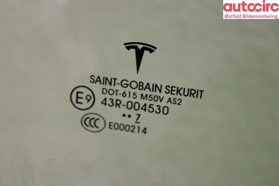 Siderute venstre foran til Tesla Model X 2016-->>  (Tesla Model X 75D|1028822-00-G|)