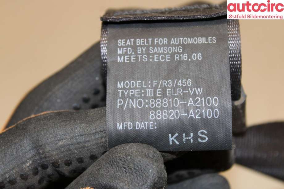 Airbag beltestrammer til Kia Cee