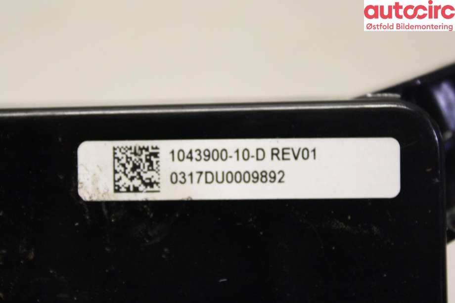Styreenhet diverse til Tesla Model X 2016-->>  (Tesla Model X 75D|1043900-10-D||104390010D)