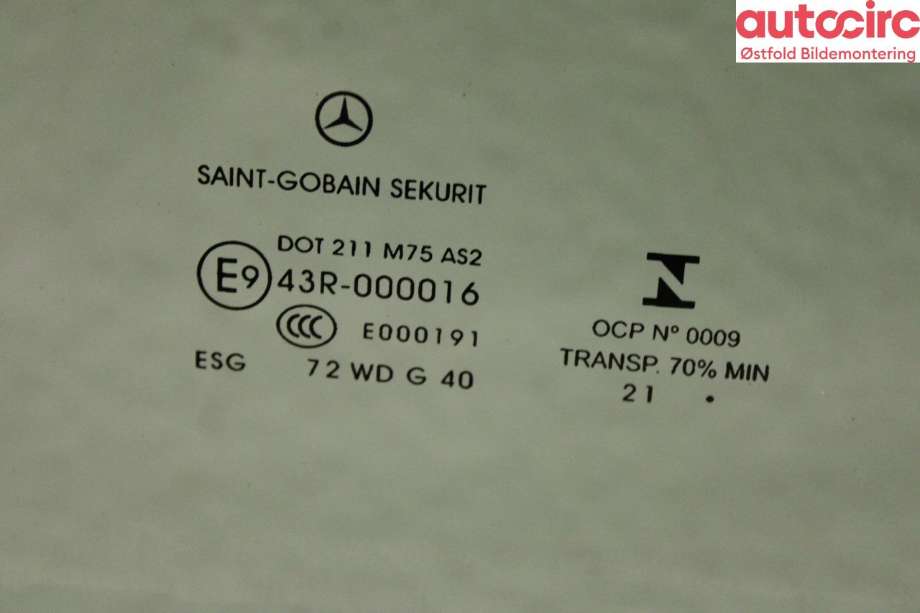 Siderute høyre foran til Mercedes Vito 2014-->> (W447) (W447) (MERCEDES|A 447 725 04 10|)