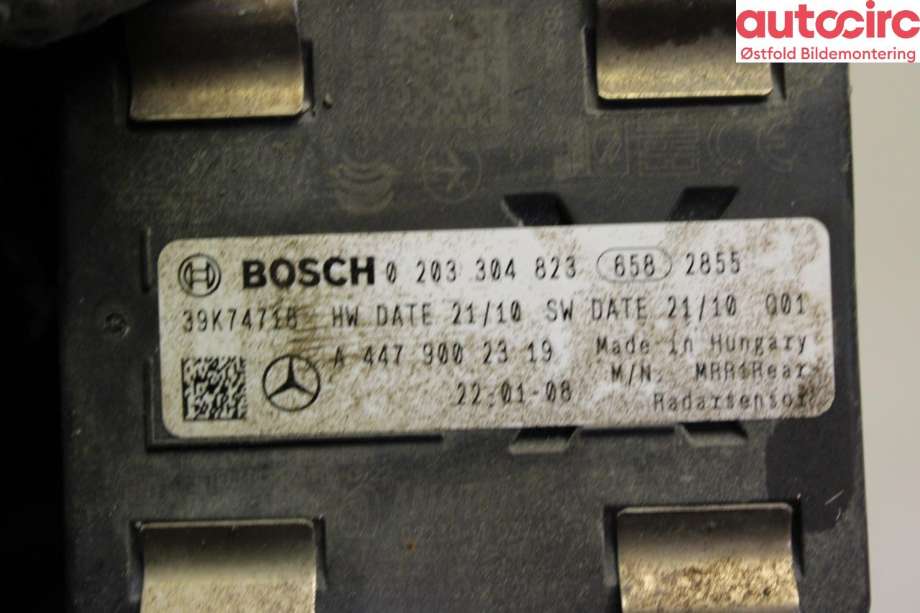 Sensor radar til Mercedes Vito 2014-->> (W447) (W447) (MERCEDES|A 447 900 23 19|)