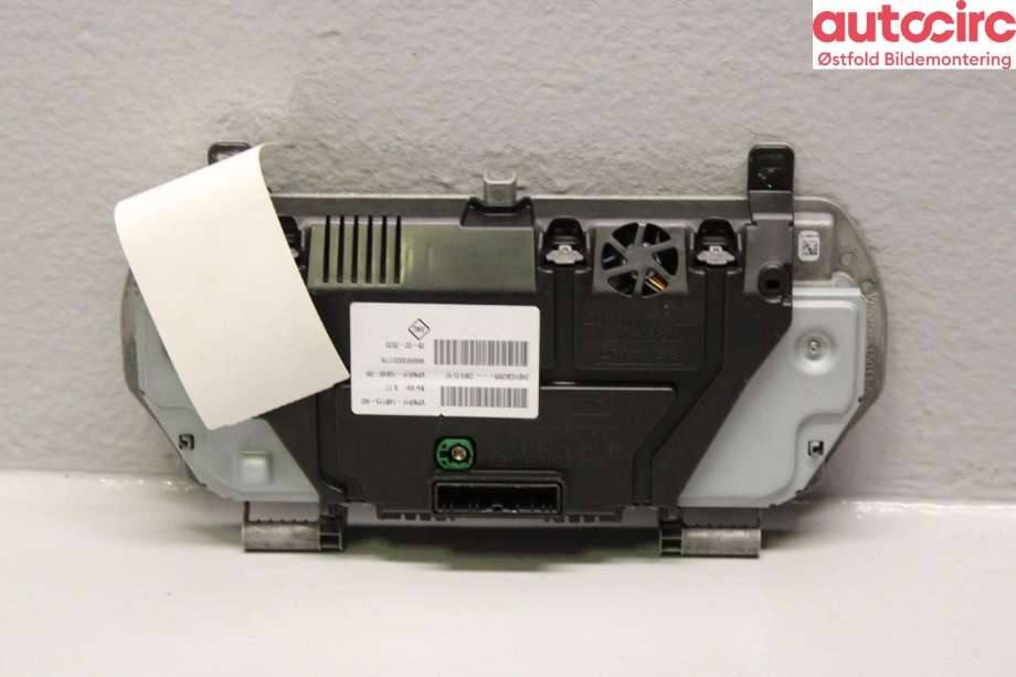 Instrumentpanel til Renault Zoe 2013-2019 (Fase 1)  (RENAULT|248096175R|248093695R|248103628R)