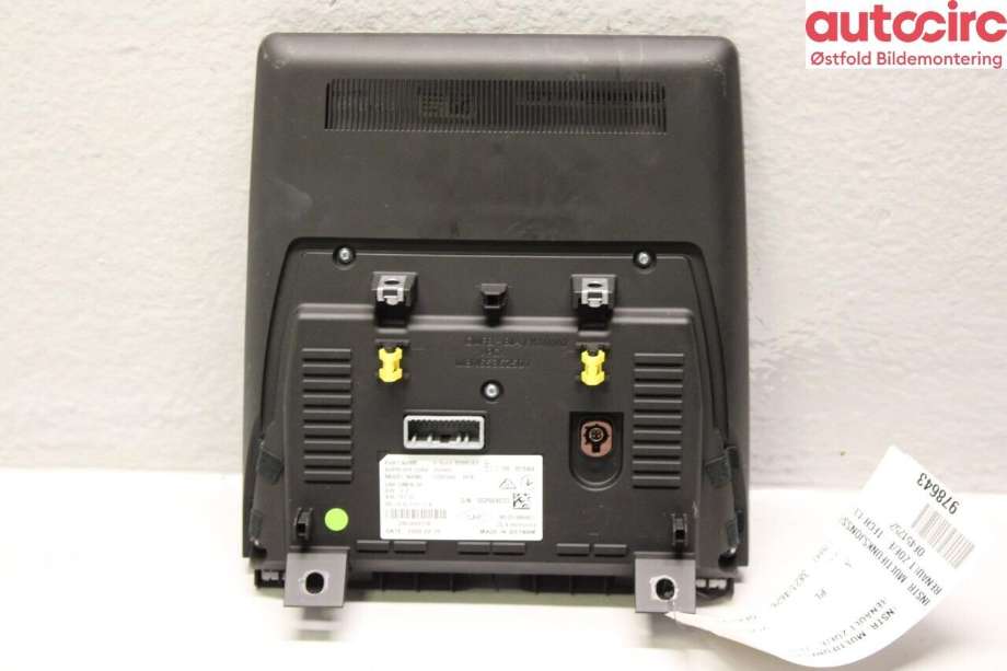 Instrument kjørecomputer til Renault Zoe 2013-2019 (Fase 1)  (RENAULT||280349411R)