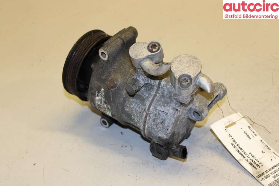 Aircondition kompressor til VW Golf, Plus/Cross 2009-2013 (Fase 2)  (VOLKSWAGEN|1K0 820 859 T|)
