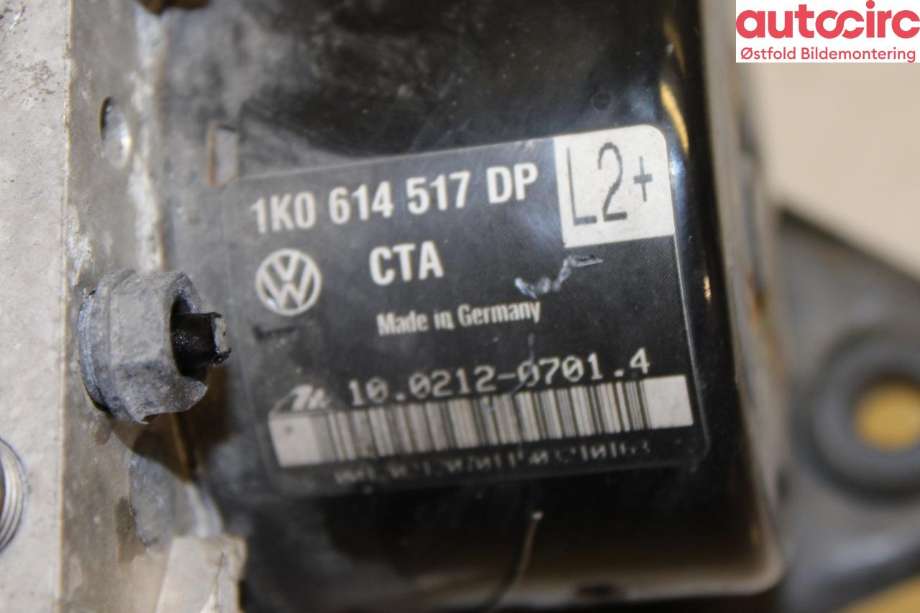 ABS sentral til VW Golf, Plus/Cross 2009-2013 (Fase 2)  (VOLKSWAGEN|1K0 614 517 DP|)