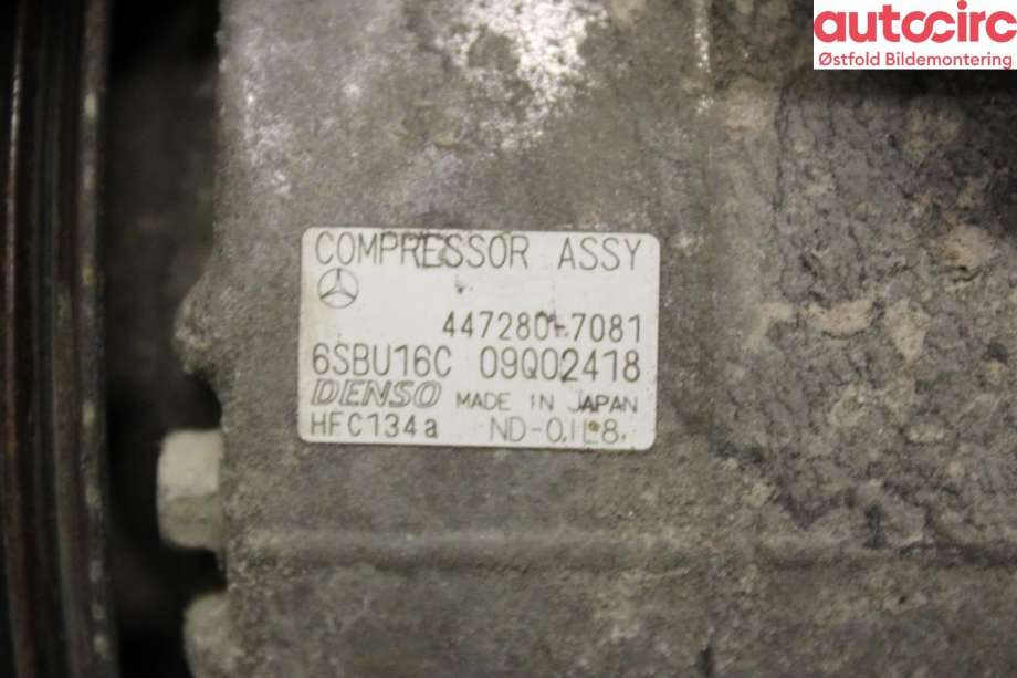 Aircondition kompressor til Mercedes E-Klasse 2013-2016 (Fase 2) (W212) (W212) (MERCEDES|A 000 830 26 00|)