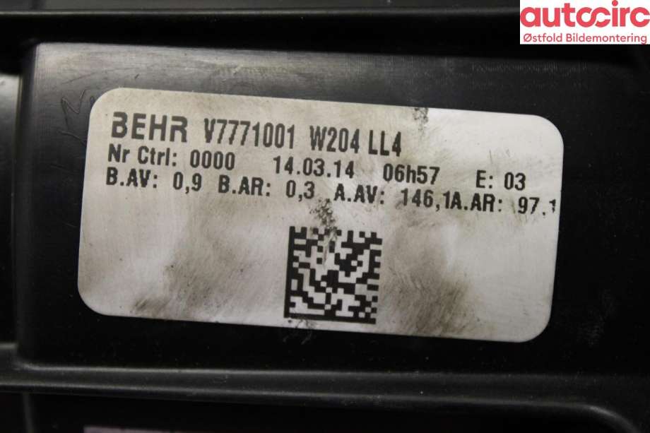 Varmeapparat motor til Mercedes E-Klasse 2013-2016 (Fase 2) (W212) (W212) (MERCEDES|A 212 820 07 08|)