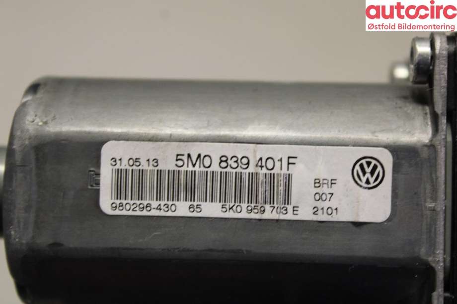 Ruteheis venstre til VW Golf, Plus/Cross 2009-2013 (Fase 2) (VOLKSWAGEN|5K0 959 703 E|)