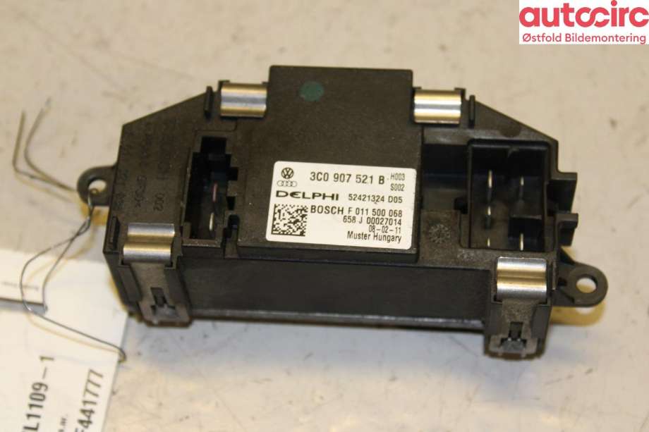Varmeapparat motstand til Audi Q7 2006-2010 (Type I, Fase 1)  (AUDI|3C0 907 521 D|)