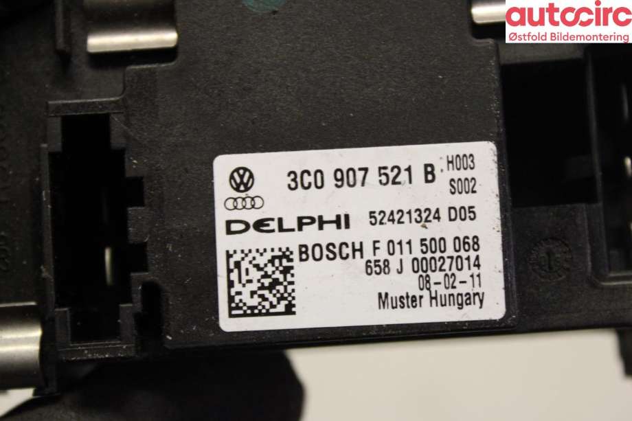 Varmeapparat motstand til Audi Q7 2006-2010 (Type I, Fase 1)  (AUDI|3C0 907 521 D|)