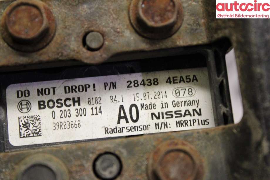 Sensor radar til Nissan Qashqai 2014-2021 (Type II)  (NISSAN|284384EA5A|)