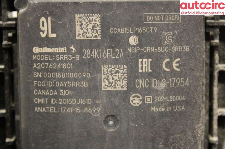 Sensor radar til Nissan X-Trail 2014-2022 (T32) (T32) (NISSAN|284K16FL2A|)